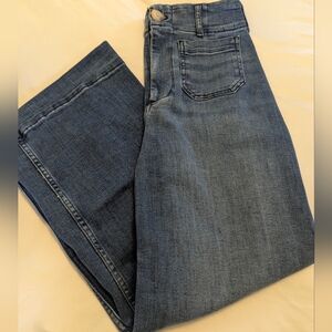 Maeve Colette Anthropologie Blue Front Pocket Jeans